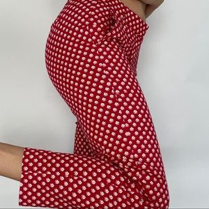 Cherry Red Trousers/Chino by J. Crew size 00